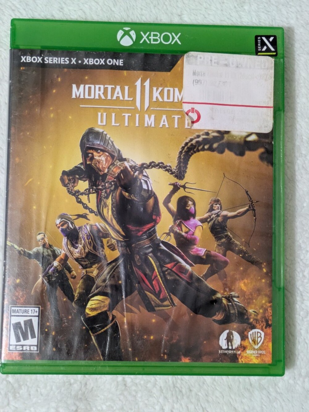 Mortal Kombat 11 Ultimate (Xbox Series X / Xbox One) – Complete 2-Disc Set CIB